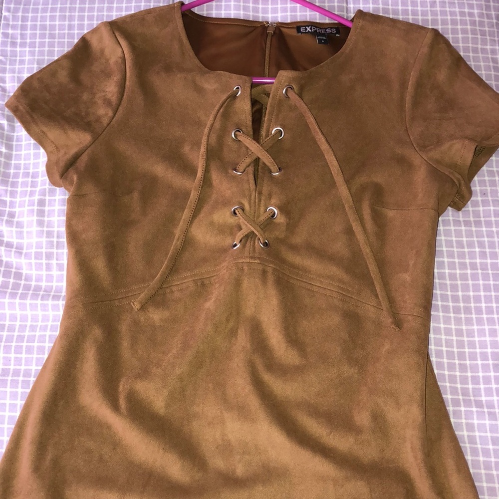 Tan/Brown Express Dress